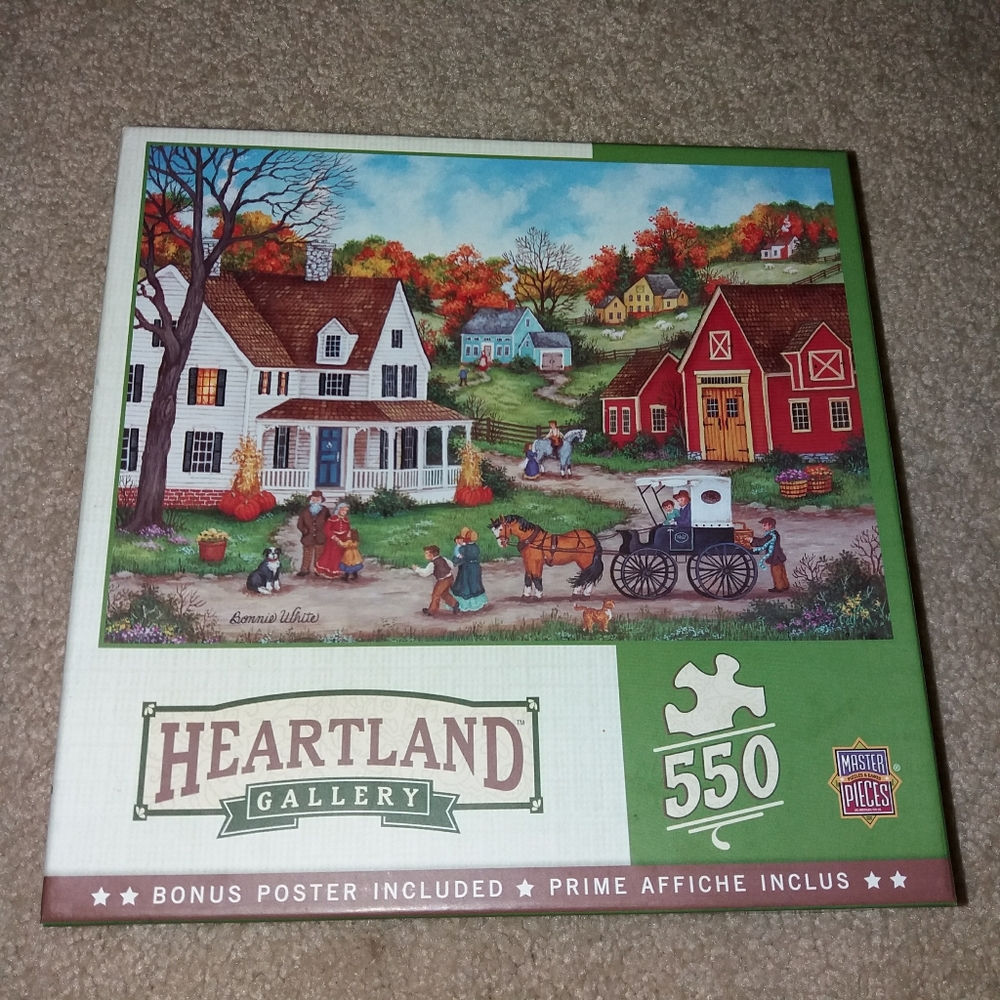 Master Puzzles 550 Dinner at Grandma's 24×18" Used